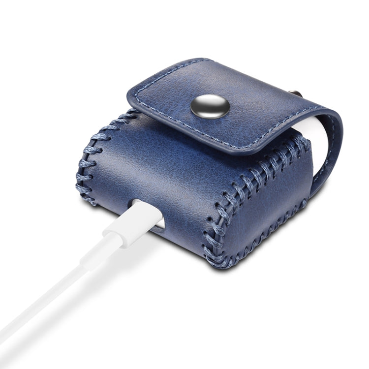 Leather Earphones Shockproof Protective Case for Apple AirPods 1 / 2