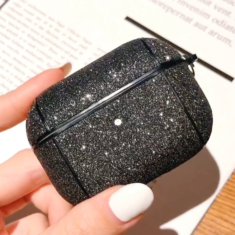 For Apple AirPods Pro Glitter Grid Earphone Protective Case