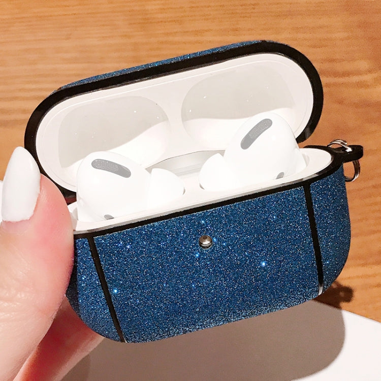 For Apple AirPods Pro Glitter Grid Earphone Protective Case
