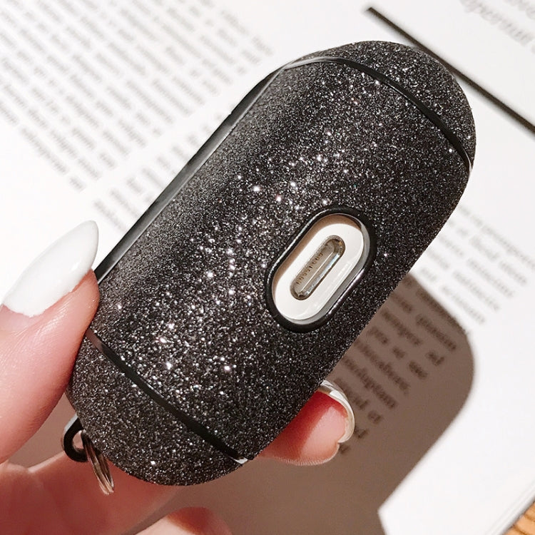 For Apple AirPods Pro Glitter Grid Earphone Protective Case