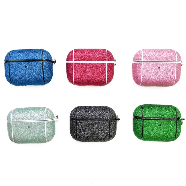 For Apple AirPods Pro Glitter Grid Earphone Protective Case