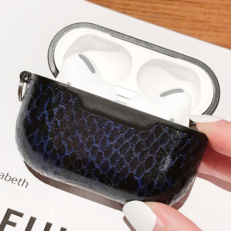 For Apple AirPods Pro Snake Skin Pattern Earphone Protective Case