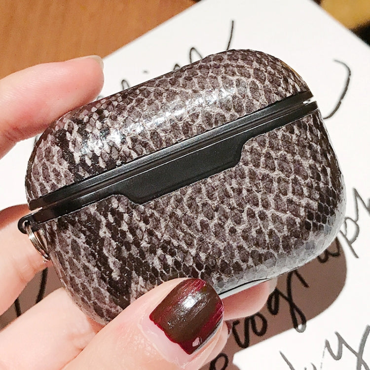 For Apple AirPods Pro Snake Skin Pattern Earphone Protective Case