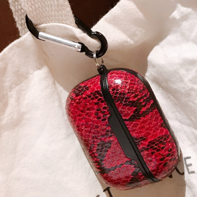 For Apple AirPods Pro Snake Skin Pattern Earphone Protective Case