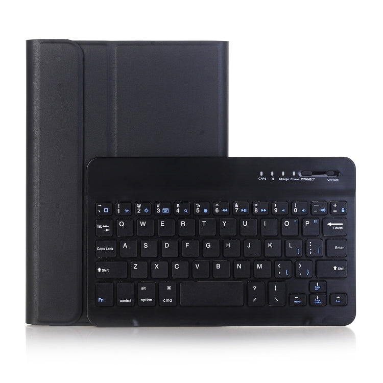 A05 Bluetooth 3.0 Ultra-thin ABS Detachable Bluetooth Keyboard Leather Tablet Case for iPad mini 5, with Holder