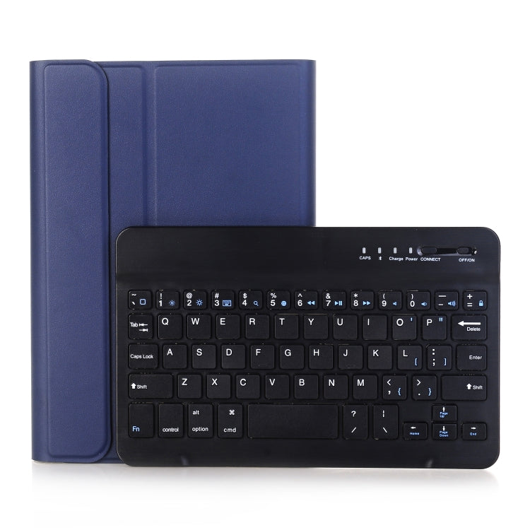 A05 Bluetooth 3.0 Ultra-thin ABS Detachable Bluetooth Keyboard Leather Tablet Case for iPad mini 5, with Holder