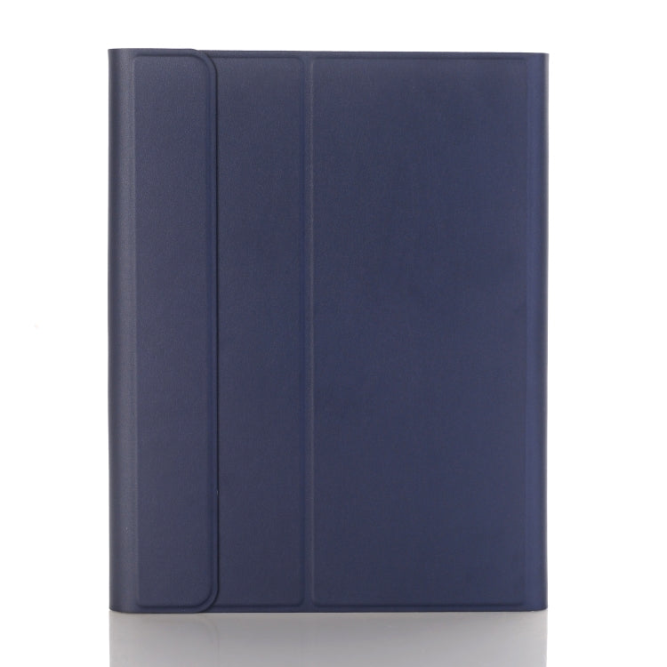 A09B Bluetooth 3.0 Ultra-thin ABS Detachable Bluetooth Keyboard Leather Tablet Case for iPad Air / Pro 10.5 inch (2019), with Pen Slot & Holder
