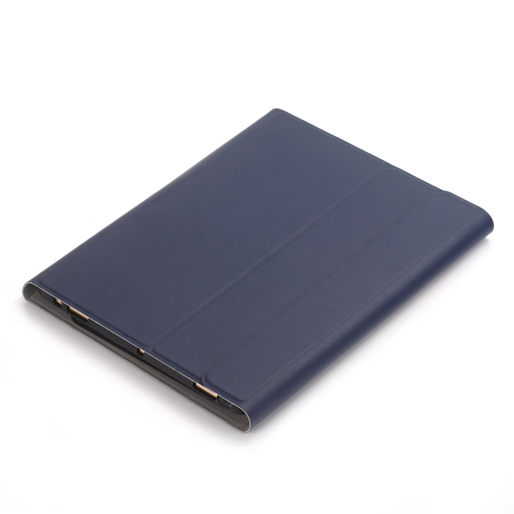 A09B Bluetooth 3.0 Ultra-thin ABS Detachable Bluetooth Keyboard Leather Tablet Case for iPad Air / Pro 10.5 inch (2019), with Pen Slot & Holder