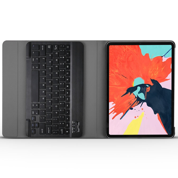 A11 Bluetooth 3.0 Ultra-thin ABS Detachable Bluetooth Keyboard Leather Tablet Case for iPad Pro 11 inch ï¼ˆ2018ï¼‰, with Holder