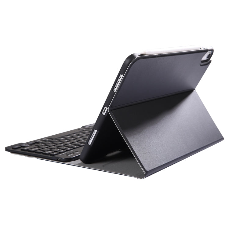 A11B Bluetooth 3.0 Ultra-thin ABS Detachable Bluetooth Keyboard Leather Tablet Case for iPad Pro 11 inch ï¼ˆ2018ï¼‰, with Pen Slot & Holder