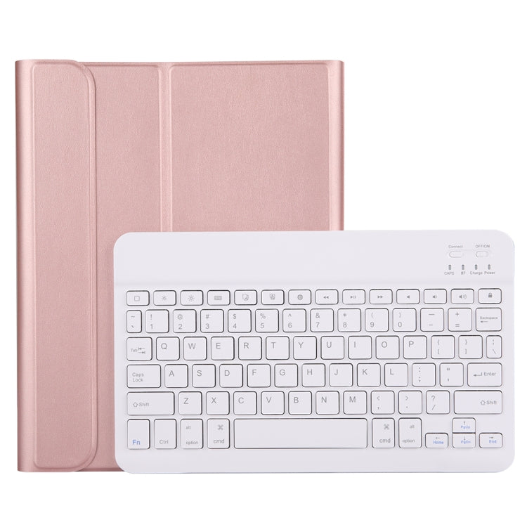 A11B Bluetooth 3.0 Ultra-thin ABS Detachable Bluetooth Keyboard Leather Tablet Case for iPad Pro 11 inch ï¼ˆ2018ï¼‰, with Pen Slot & Holder