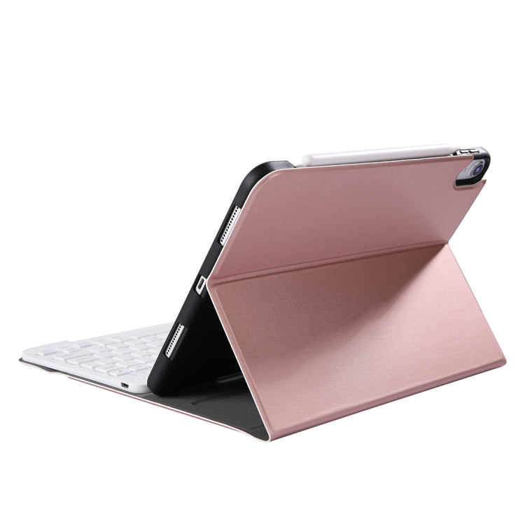 A11B Bluetooth 3.0 Ultra-thin ABS Detachable Bluetooth Keyboard Leather Tablet Case for iPad Pro 11 inch ï¼ˆ2018ï¼‰, with Pen Slot & Holder
