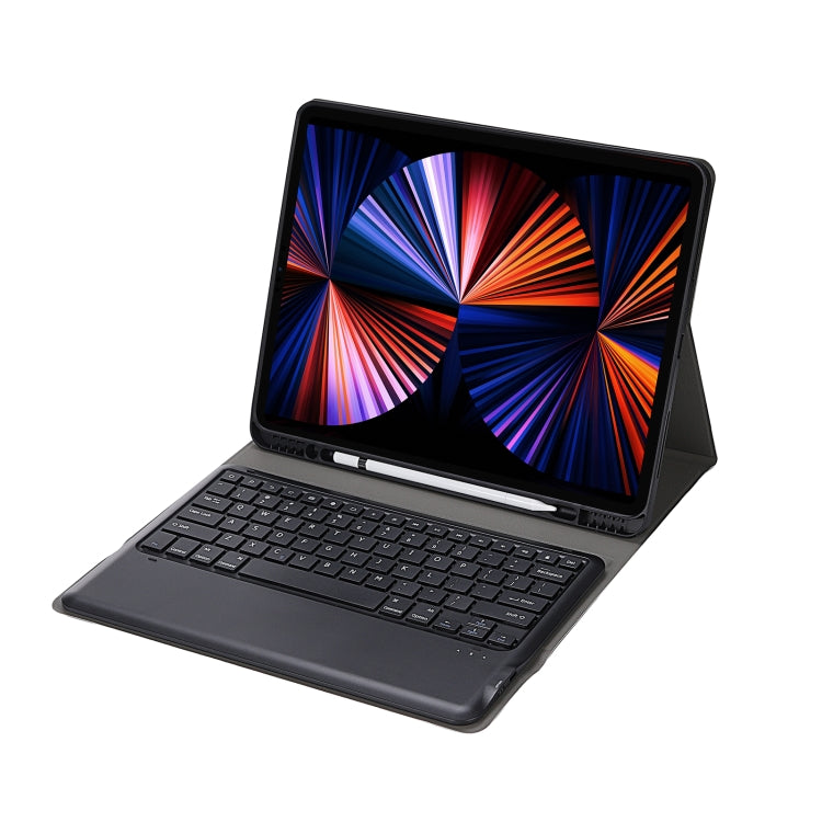 A12B Bluetooth 3.0 Ultra-thin Detachable Bluetooth Keyboard Leather Tablet Case for iPad Pro 12.9 inch ï¼ˆ2018ï¼‰, with Pen Slot & Holder
