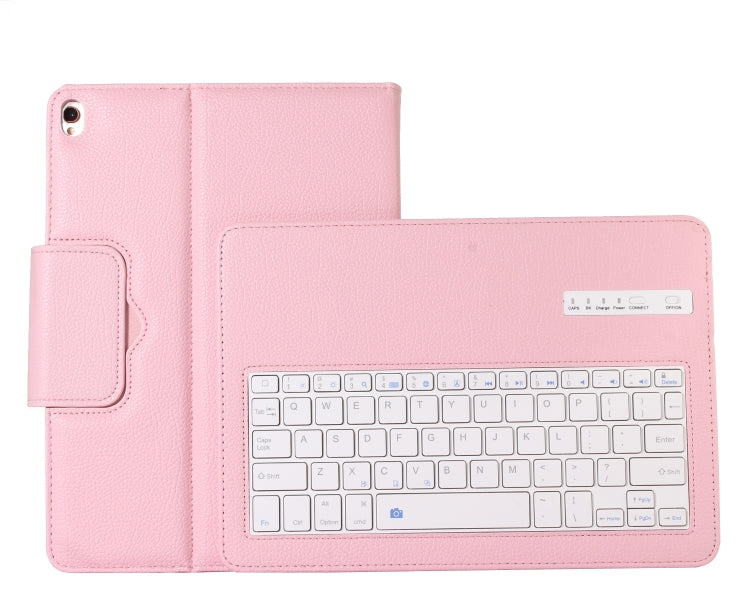 IP09 Bluetooth 3.0 Litchi Texture ABS Detachable Bluetooth Keyboard Leather Tablet Case for iPad Air / Pro 10.5 inch (2019), with Holder