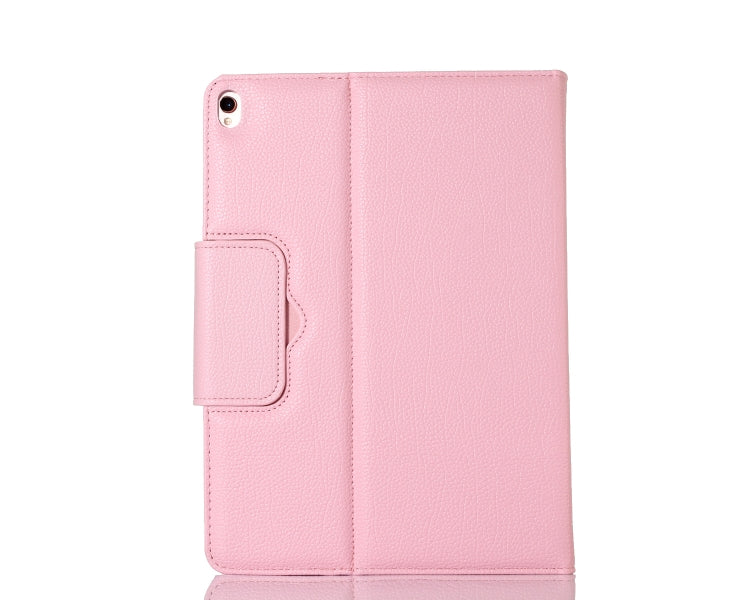 IP09 Bluetooth 3.0 Litchi Texture ABS Detachable Bluetooth Keyboard Leather Tablet Case for iPad Air / Pro 10.5 inch (2019), with Holder