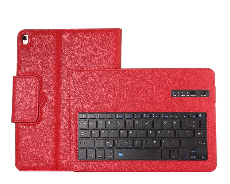 IP09 Bluetooth 3.0 Litchi Texture ABS Detachable Bluetooth Keyboard Leather Tablet Case for iPad Air / Pro 10.5 inch (2019), with Holder