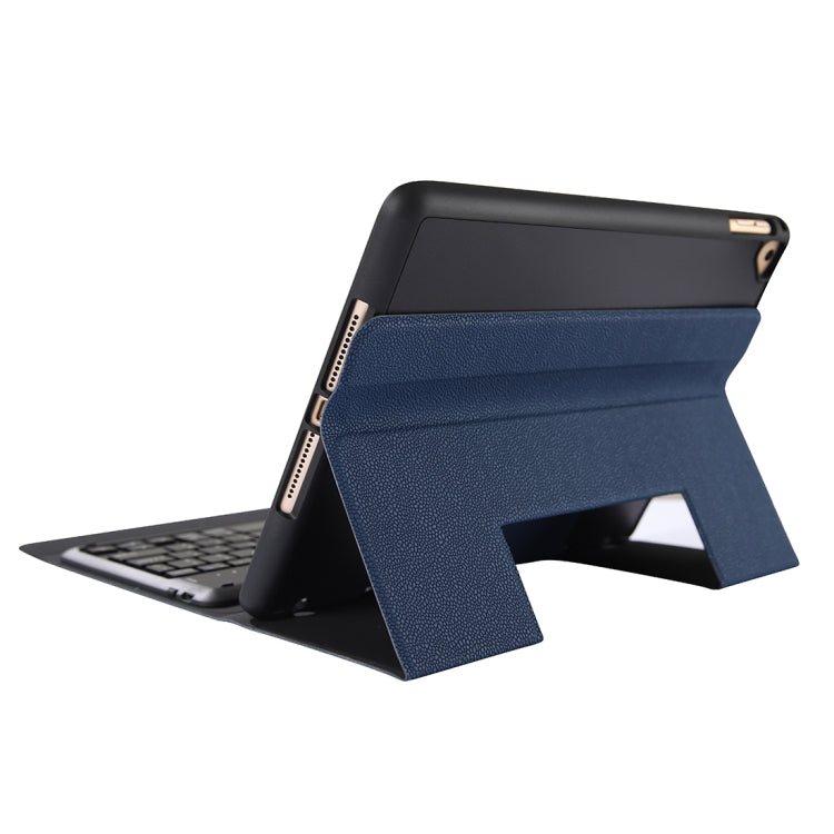 K07B Bluetooth 3.0 Ultra-thin One-piece Bluetooth Keyboard Leather Tablet Case for iPad 9.7 (2018) / 9.7 inch (2017) / Pro 9.7 inch / Air 2 / Air, with Pen Slot & Holder