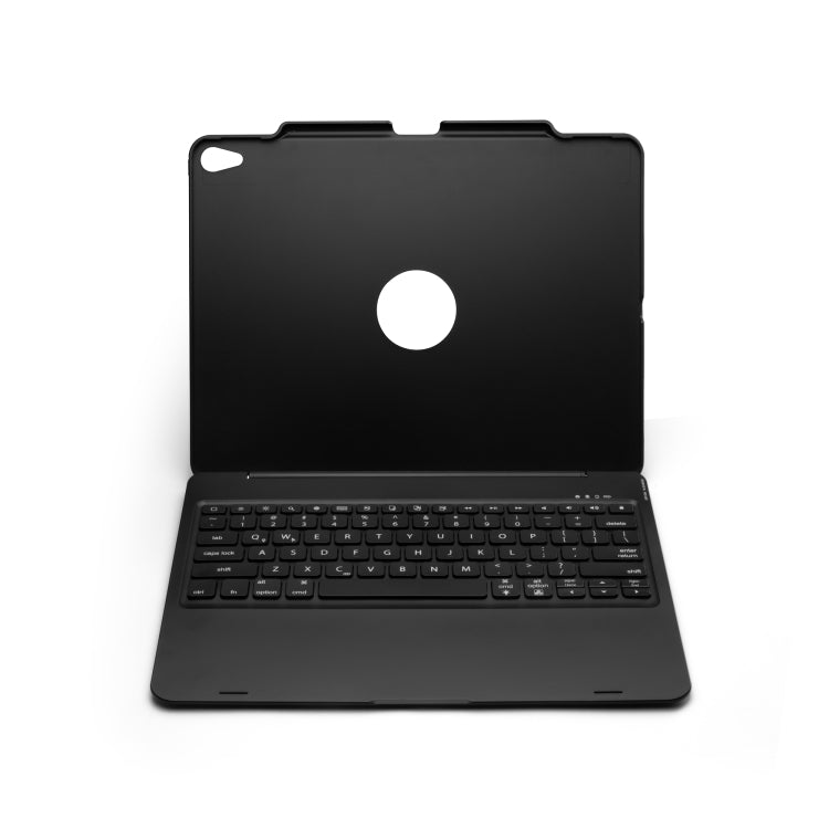 F129S ABS Colorful Backlit Bluetooth Keyboard Tablet Case for iPad Pro 12.9 inch ï¼ˆ2018ï¼‰, with Pen Slot