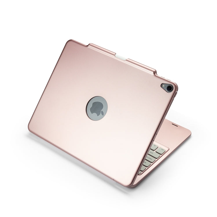 F129S ABS Colorful Backlit Bluetooth Keyboard Tablet Case for iPad Pro 12.9 inch ï¼ˆ2018ï¼‰, with Pen Slot