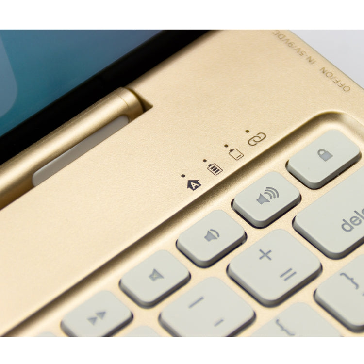 F129S ABS Colorful Backlit Bluetooth Keyboard Tablet Case for iPad Pro 12.9 inch ï¼ˆ2018ï¼‰, with Pen Slot