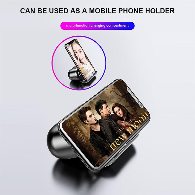 F9 TWS V5.0 Touch Control Binaural Wireless Bluetooth Headset with Breathing Light and Digital Display