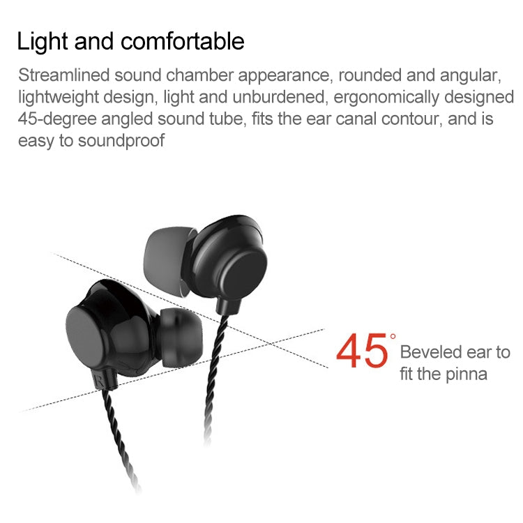 TRN H1 Single Dynamic Unit 3.5mm In Ear Earphone HIFI Running Sports Earphone Metal Stereo Bass Headset, without Mic