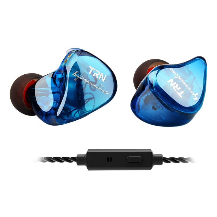 TRN IM1 Hybrid In Ear Earphone Monitor Running Sport HiFi Headset with Detachable 0.75mm 2Pin Connection, with Mic