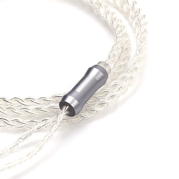 TRN Silver Plated Upgrade Cable Headphones Cable with IE80 Connection for TRN V10 V20 Earphone