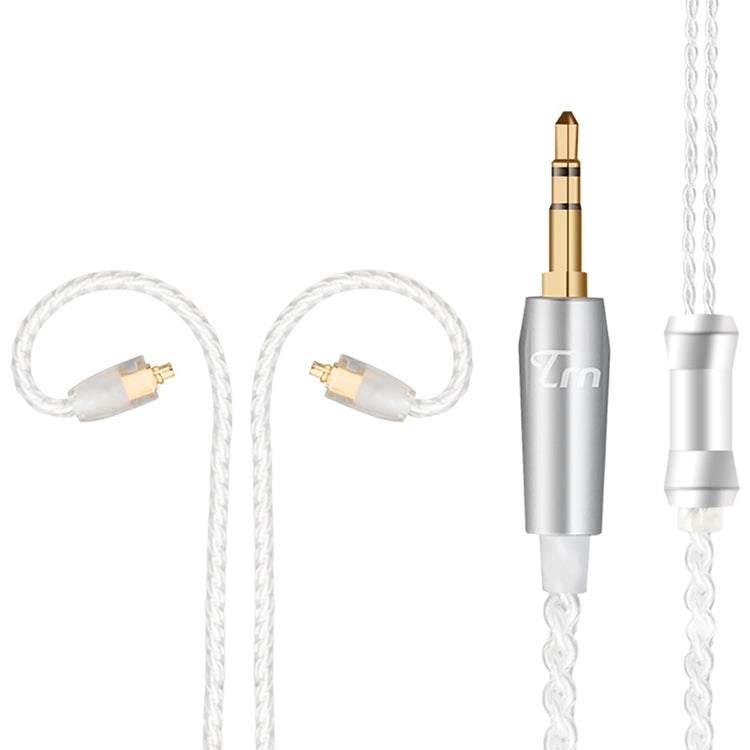 TRN Silver Plated Upgrade Cable Headphones Cable with MMCX Connection for TRN V10 V20 Earphone