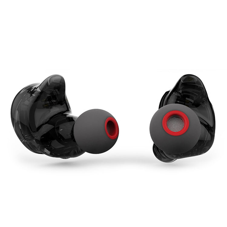 TRN V10 HiFi Monitoring Earphone 2Pin Detachable Cable Earphone, without Mic(Black)