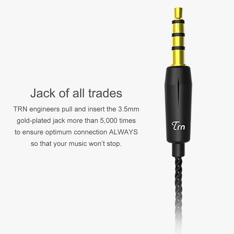 TRN V20 Hybrid In Ear Earphone Monitor Running Sport HiFi Headset with Detachable 2Pin Connection, with Mic