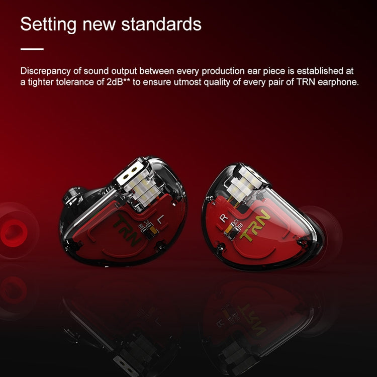 TRN V30 HiFi In Ear Wired Earphone 0.75mm 2Pin Detachable Cable Earphone, with Mic
