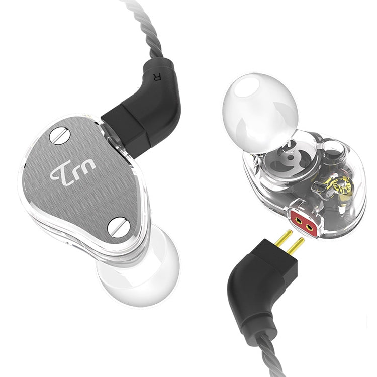 TRN V60 Hybrid In Ear Earphone Monitor Running Sport HiFi Headset with Detachable 2Pin Connection, without Mic
