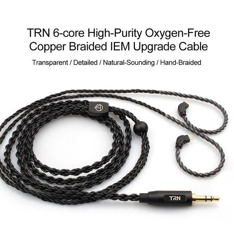 TRN A3-MMCX 6-Core High Fidelity Auxiliary Upgrade Cable Headphones Cable with MMCX Connection