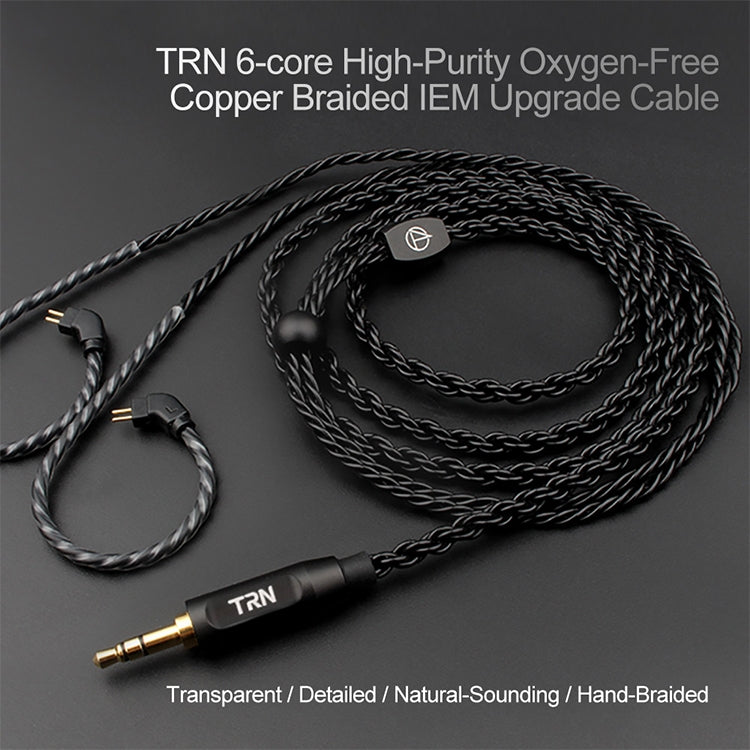TRN A3-MMCX 6-Core High Fidelity Auxiliary Upgrade Cable Headphones Cable with MMCX Connection