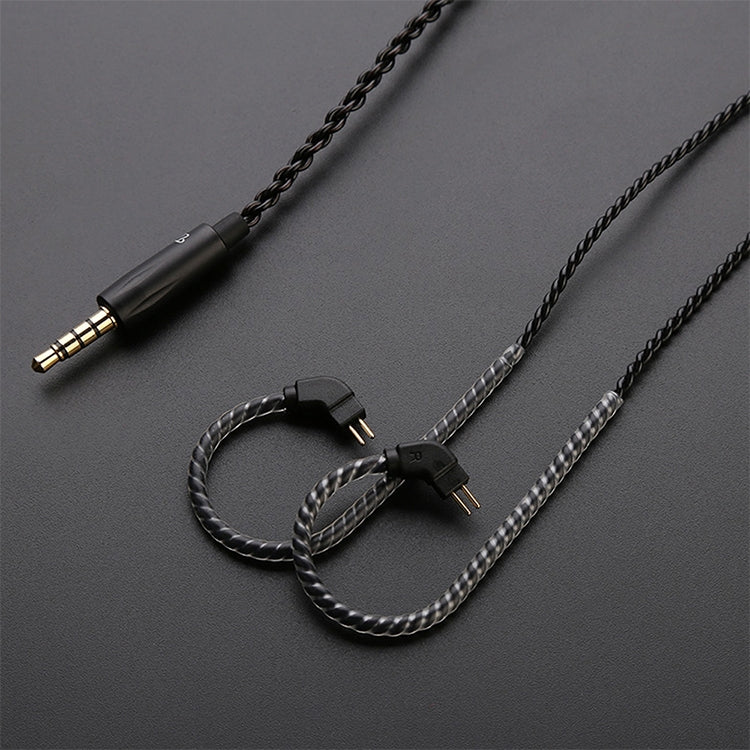 TRN Sports Stereo High Fidelity Auxiliary Upgrade Cable Headphones Cable with 0.78mm 2 Pins Connection, without Mic