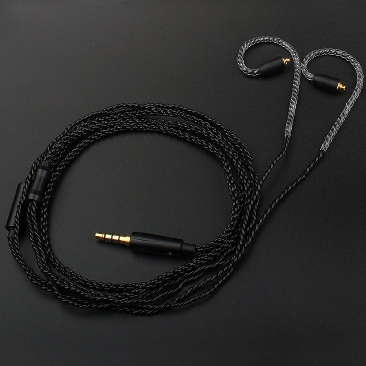 TRN Sports Stereo High Fidelity Auxiliary Upgrade Cable Headphones Cable with MMCX Connection, with Mic