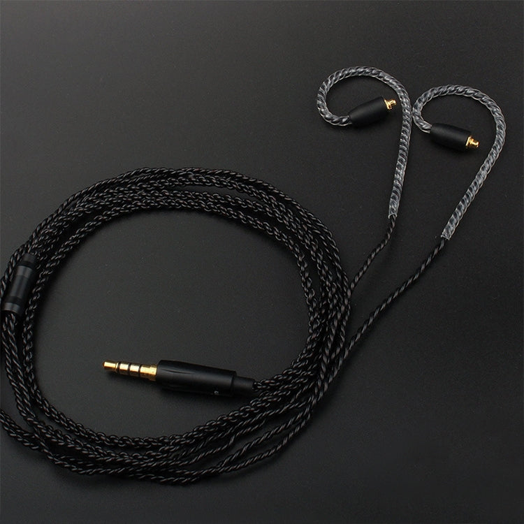 TRN Sports Stereo High Fidelity Auxiliary Upgrade Cable Headphones Cable with MMCX Connection, without Mic