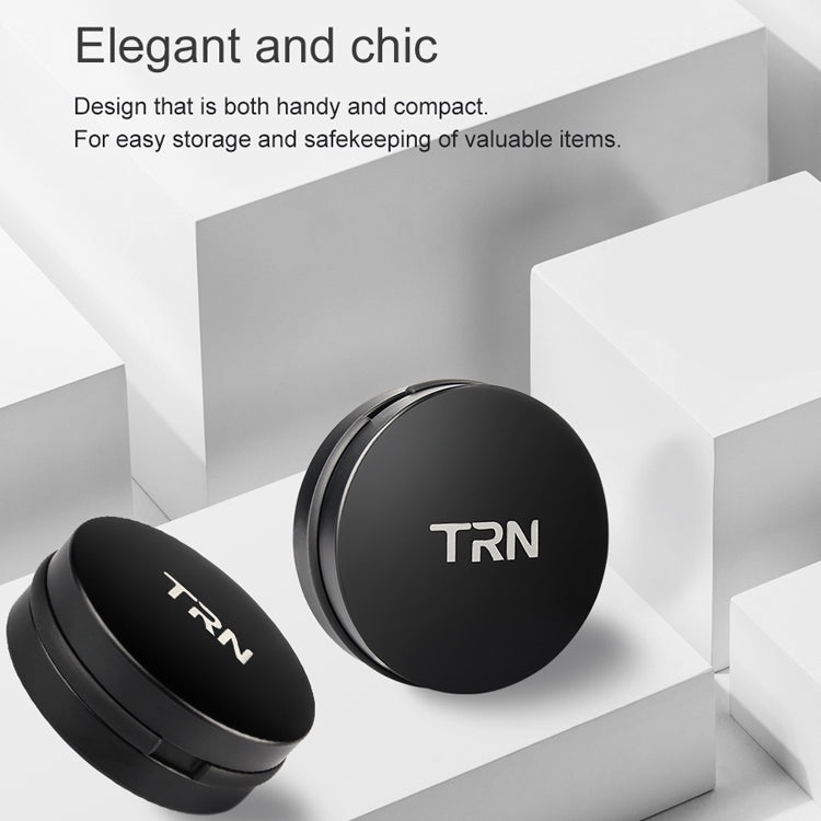 TRN Portable Shockproof Box Earphones Metal Storage Box