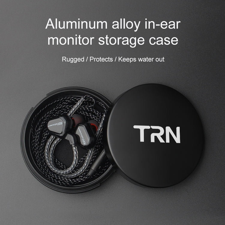 TRN Portable Shockproof Box Earphones Metal Storage Box