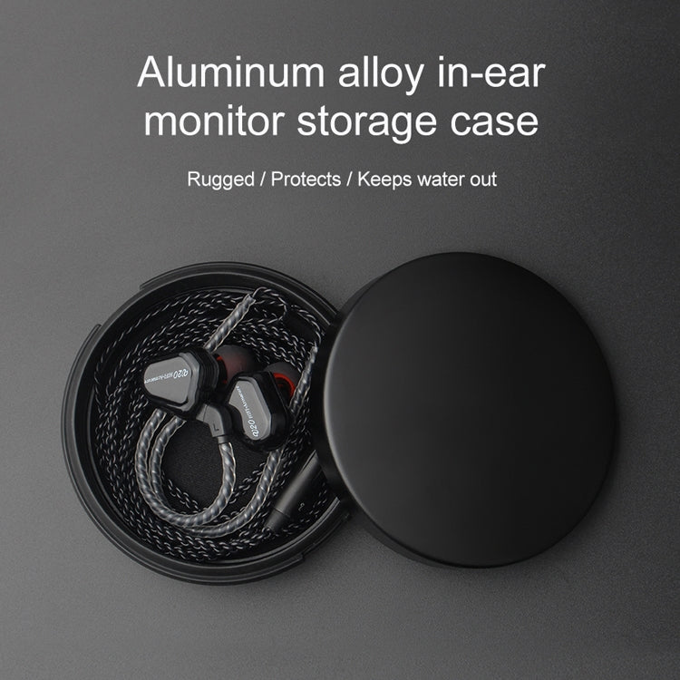 TRN Portable Shockproof Box Earphones Aluminum Alloy Storage Box