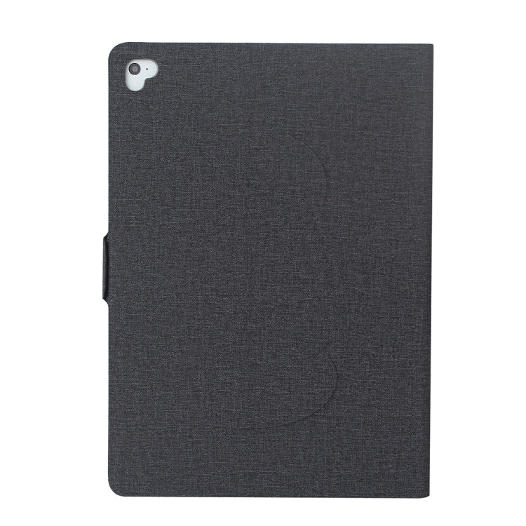 For iPad Air / iPad Air 2 / iPad Pro 9.7 / iPad 9.7 (2018) & iPad 9.7 (2017) Cloth Texture Horizontal Flip Leather Case with Holder & Sleep / Wake-up Function