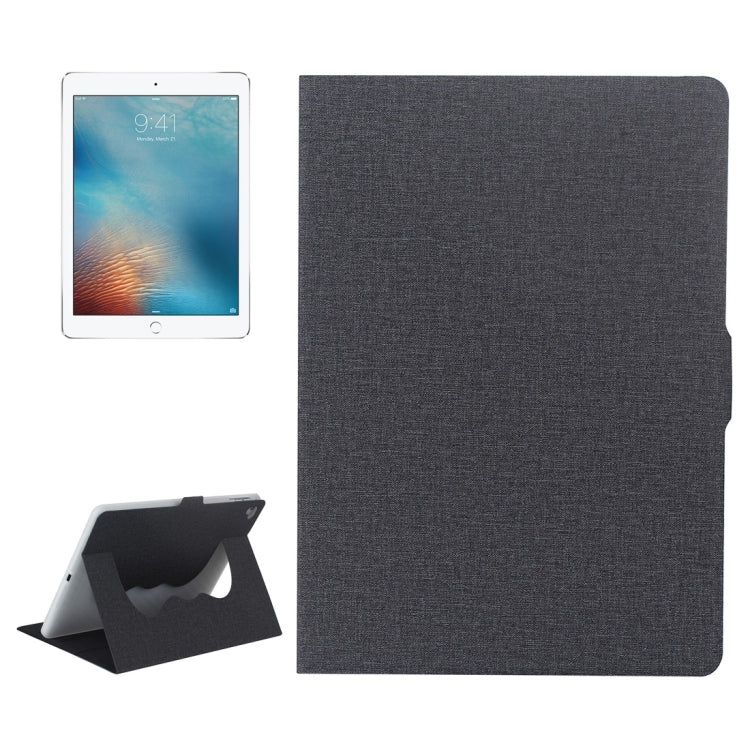 For iPad Air / iPad Air 2 / iPad Pro 9.7 / iPad 9.7 (2018) & iPad 9.7 (2017) Cloth Texture Horizontal Flip Leather Case with Holder & Sleep / Wake-up Function