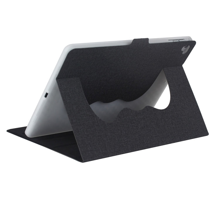 For iPad Air / iPad Air 2 / iPad Pro 9.7 / iPad 9.7 (2018) & iPad 9.7 (2017) Cloth Texture Horizontal Flip Leather Case with Holder & Sleep / Wake-up Function
