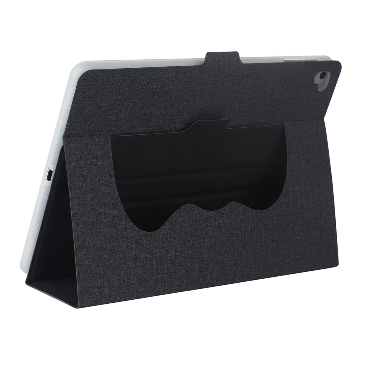 For iPad Air / iPad Air 2 / iPad Pro 9.7 / iPad 9.7 (2018) & iPad 9.7 (2017) Cloth Texture Horizontal Flip Leather Case with Holder & Sleep / Wake-up Function