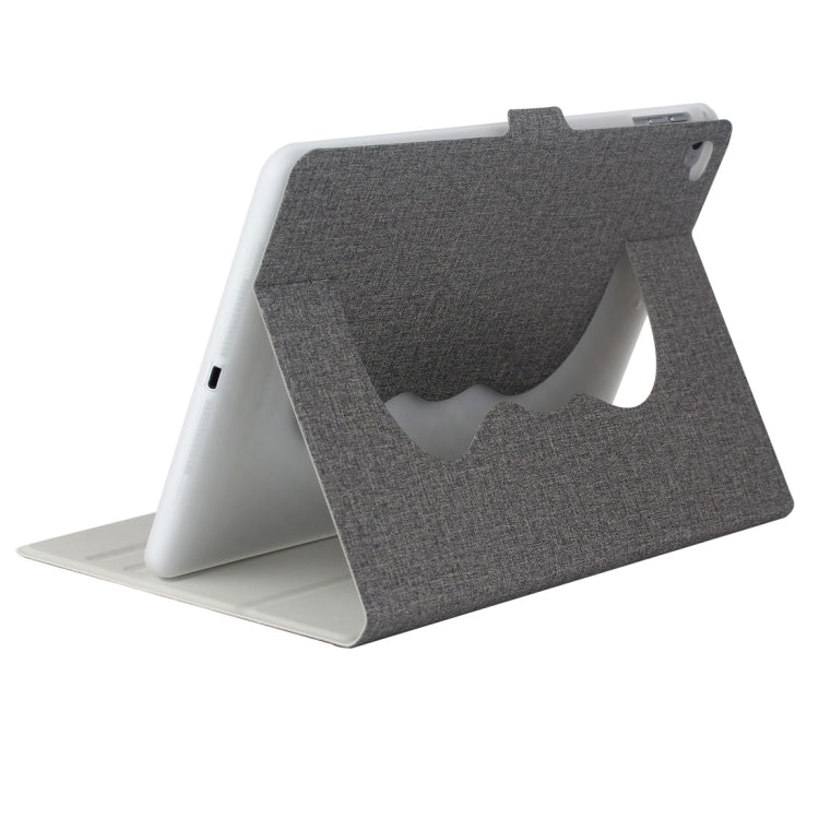 For iPad Air / iPad Air 2 / iPad Pro 9.7 / iPad 9.7 (2018) & iPad 9.7 (2017) Cloth Texture Horizontal Flip Leather Case with Holder & Sleep / Wake-up Function
