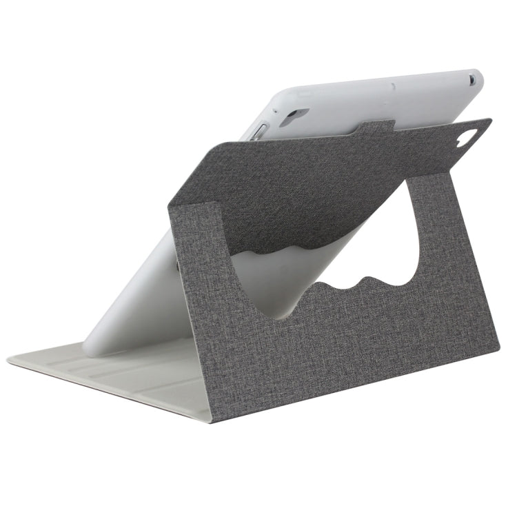 For iPad Air / iPad Air 2 / iPad Pro 9.7 / iPad 9.7 (2018) & iPad 9.7 (2017) Cloth Texture Horizontal Flip Leather Case with Holder & Sleep / Wake-up Function