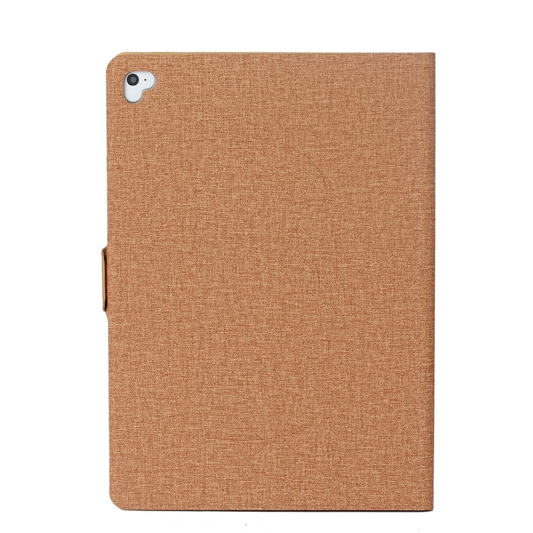 For iPad Air / iPad Air 2 / iPad Pro 9.7 / iPad 9.7 (2018) & iPad 9.7 (2017) Cloth Texture Horizontal Flip Leather Case with Holder & Sleep / Wake-up Function