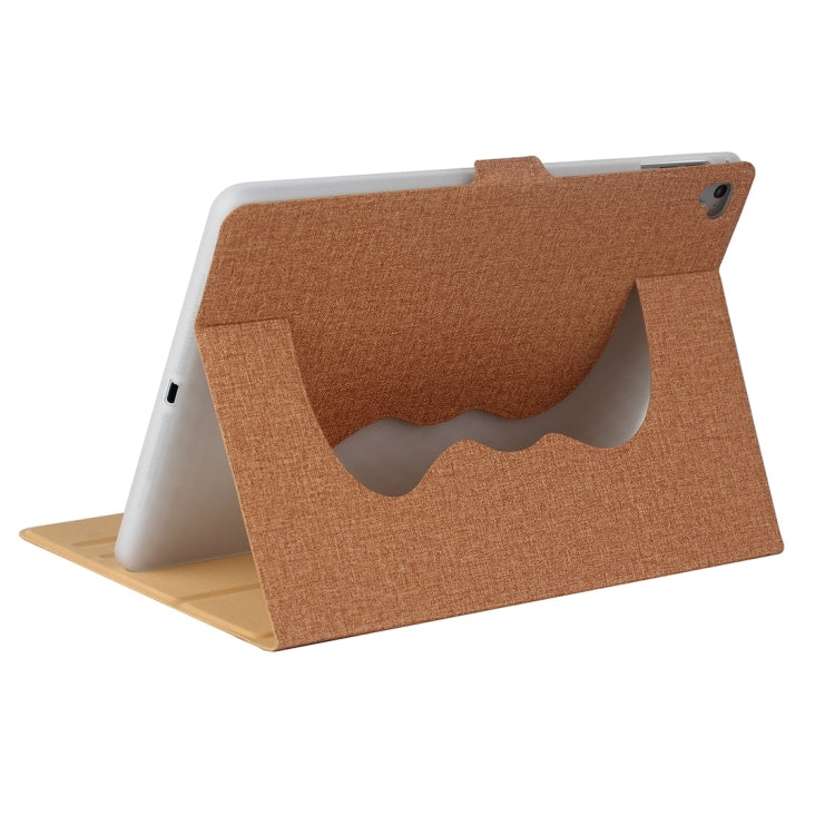 For iPad Air / iPad Air 2 / iPad Pro 9.7 / iPad 9.7 (2018) & iPad 9.7 (2017) Cloth Texture Horizontal Flip Leather Case with Holder & Sleep / Wake-up Function