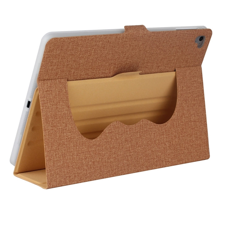 For iPad Air / iPad Air 2 / iPad Pro 9.7 / iPad 9.7 (2018) & iPad 9.7 (2017) Cloth Texture Horizontal Flip Leather Case with Holder & Sleep / Wake-up Function